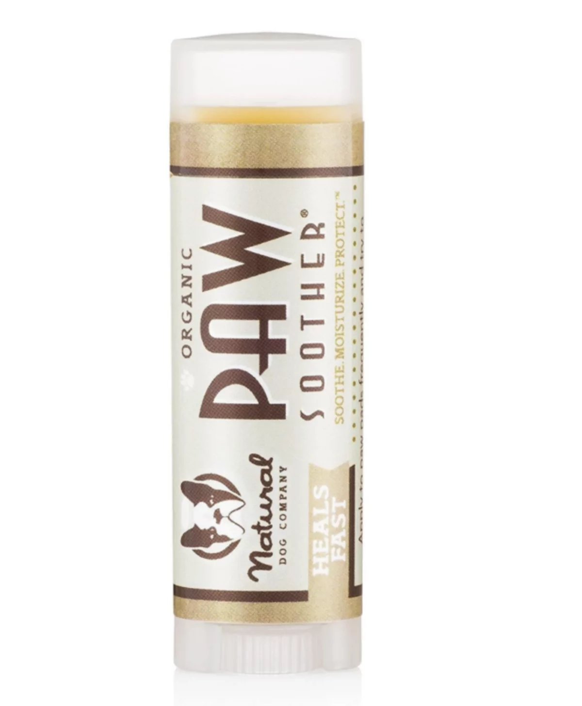 Organic dog paw smoother from natural dog company
